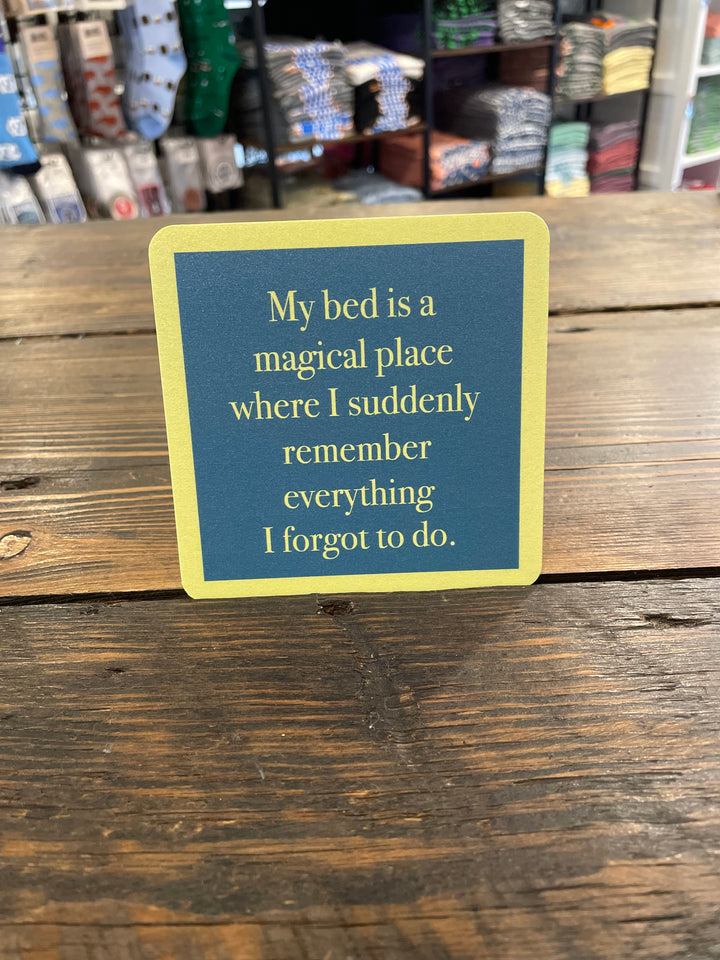 My Bed Coaster