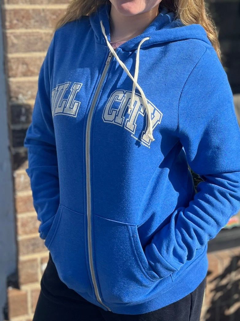 Bull City Full Zip Hoodie #2 (Royal)