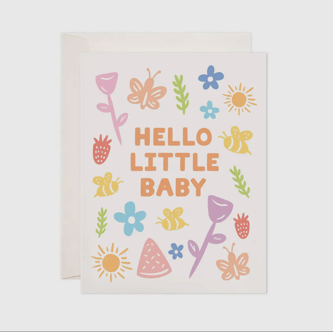 Hello Little Baby Card