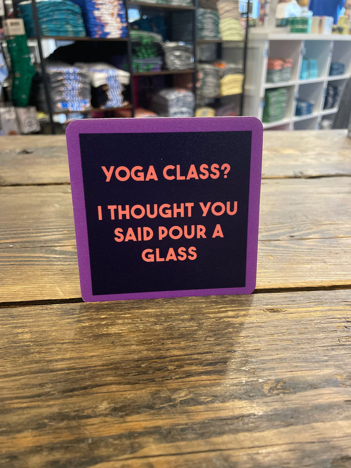 Yoga Class Coaster