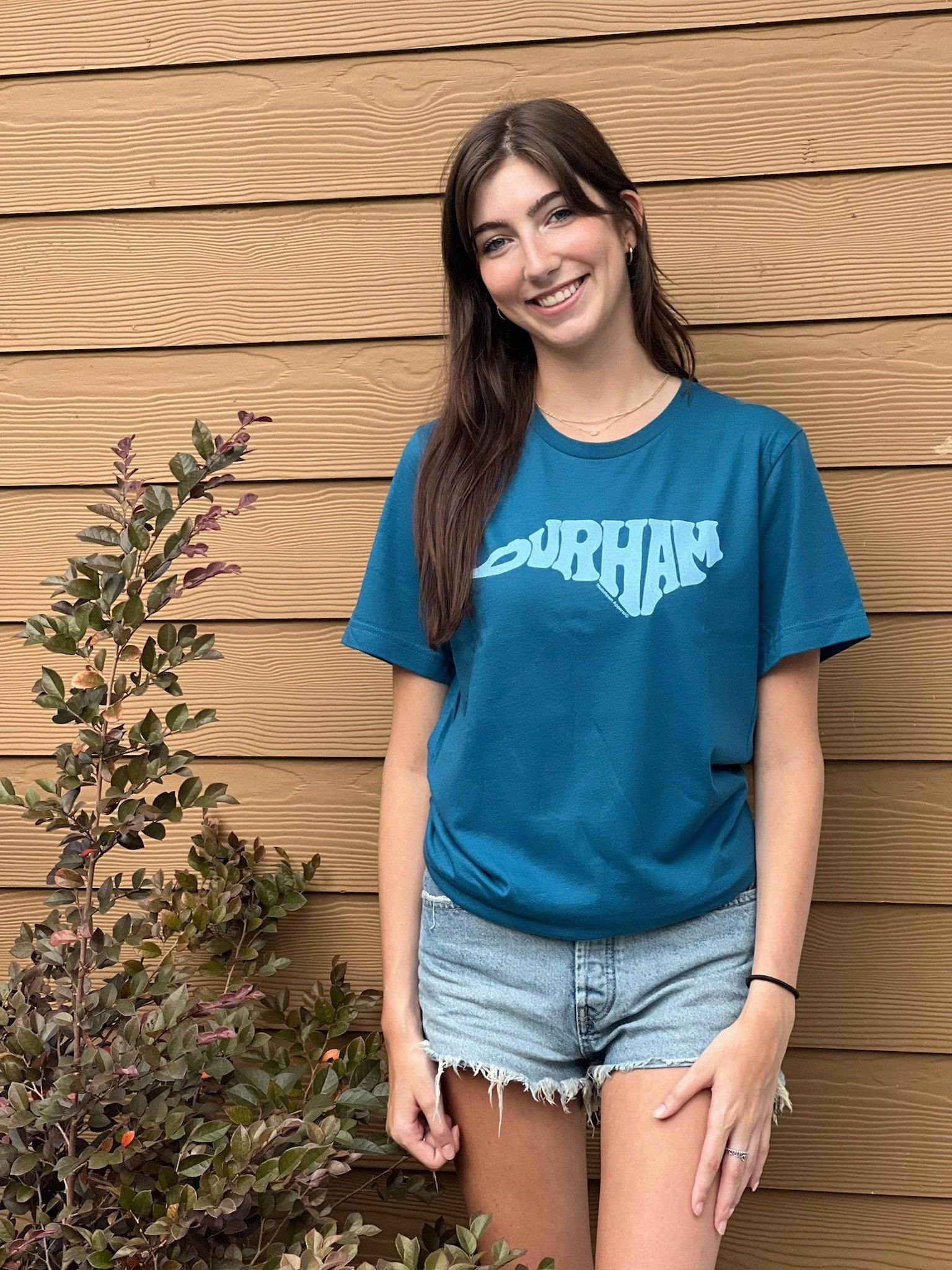 State with Durham T Shirt 24 Deep Teal