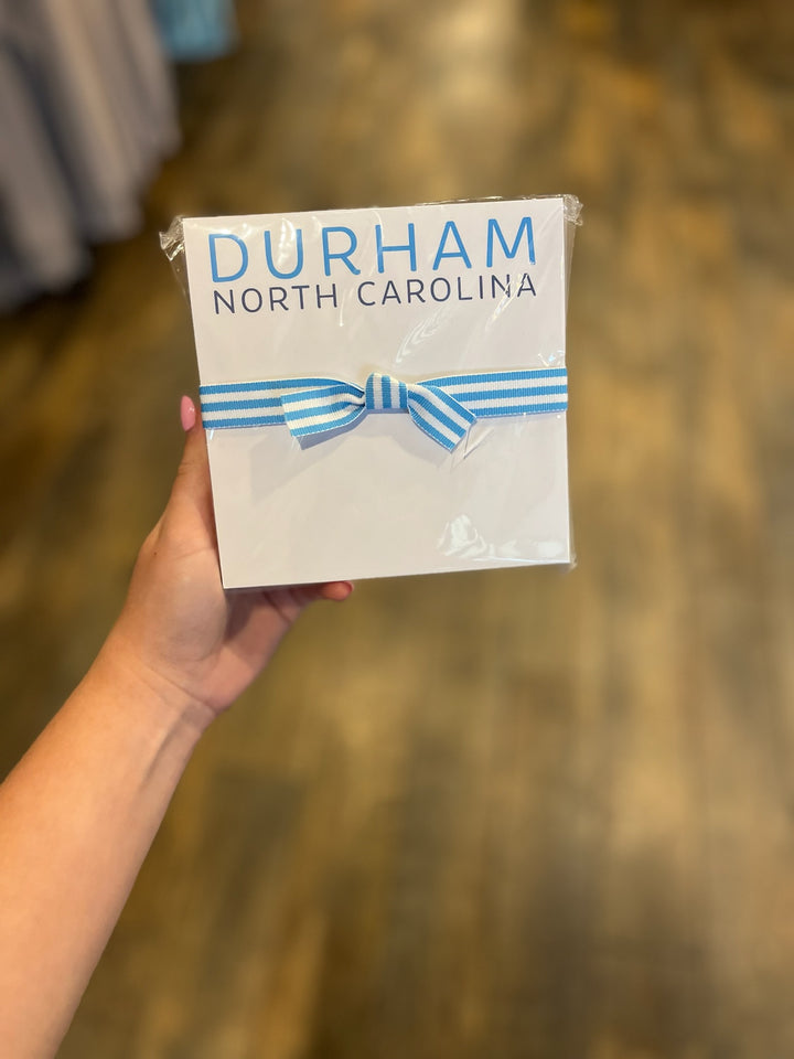 Durham, North Carolina Notepad (Blue)