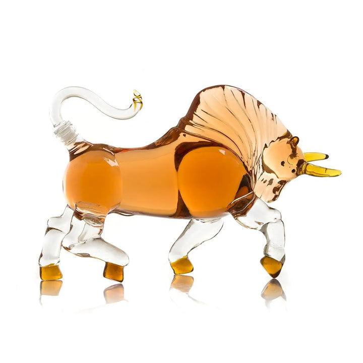 Charging Bull Decanter