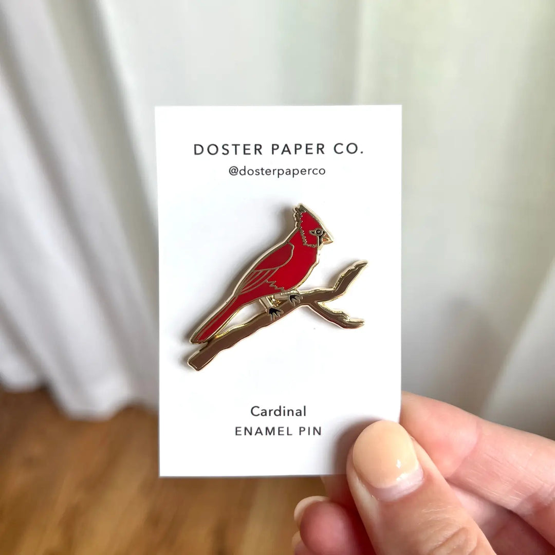 Enamel Cardinal Pin