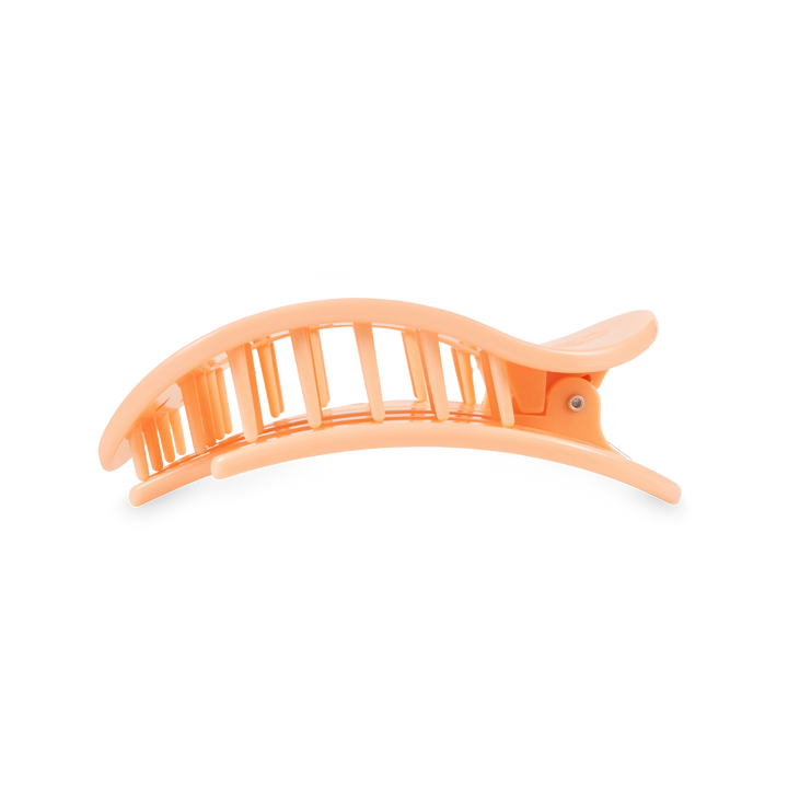 Peach Fuzz Medium Flat Round Hair Clip